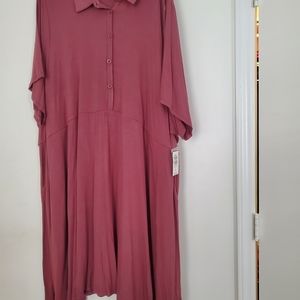 Torrid size 6 (30/32) new  burgundy dress